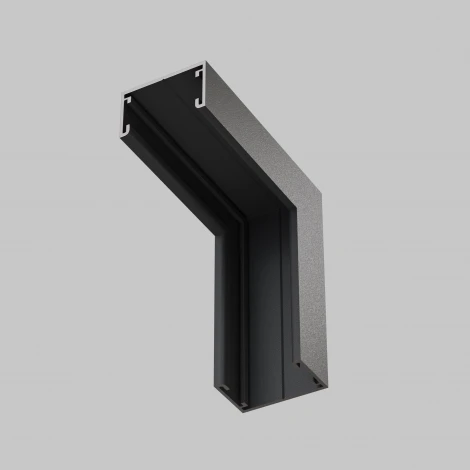 Коннектор угловой внутренний, накладной, черный Maytoni Accessories for tracks Basity TRA172ICL-11B