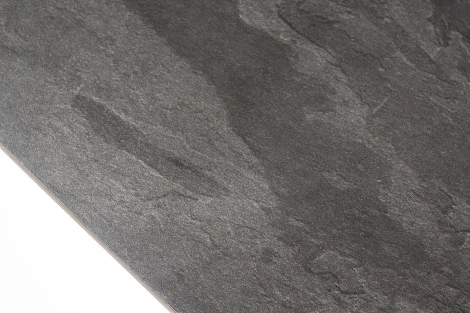 "Каффе" обеденный стол из HPL 140х70см, цвет "серый гранит", подстолье двойное черное чугун 4SIS арт.УТ-00005738