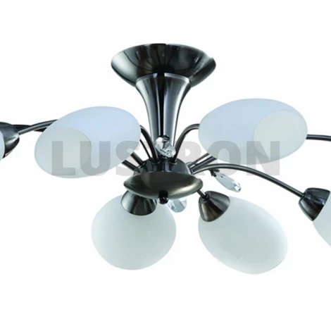 Потолочная люстра IDLamp Fina 830/8PF-Darkchrome