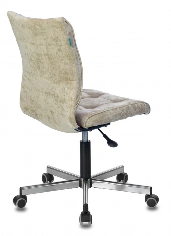 Кресло Бюрократ CH-330M песочный Light-21 крестовина металл хром