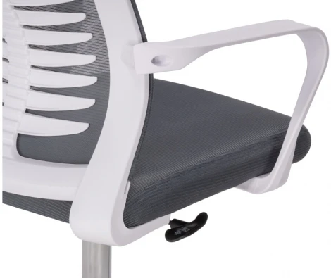 Компьютерное кресло для оператора Woodville Montana (Пластик/Сетка, Белый/Серый) 15619