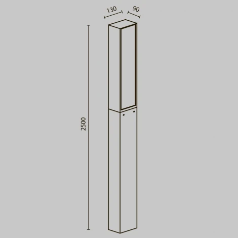 Наземный уличный светильник IP65 LED Maytoni Blitz O470FL-L40GF3K (220V)