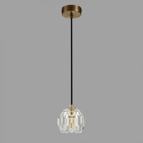 Подвесной светильник Belfast Clifton D3315-1 GL CL (220V, на проводе, шар)