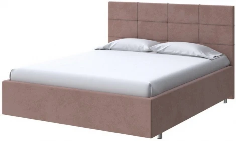 PROxSON Кровать Neo (Ткань: Велюр Ultra Горячий шоколад) 200x200