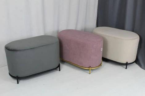 Банкетка SHT-B7 угольно-серый/черный муар Sheffilton 1954499403