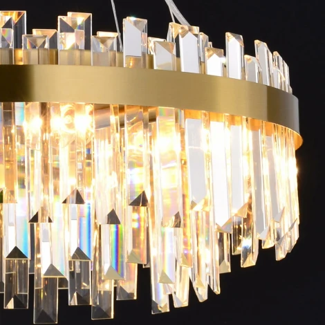 Подвесная люстра ILLUMICO IL5189-8PLS-29 BRASS MIRAGE