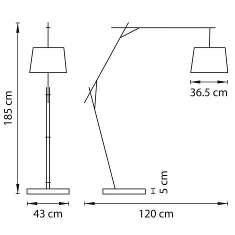 Торшер Lightstar Sesso 808710