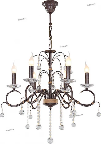 Подвесная люстра IDLamp Maura 253/6-Blackplatina