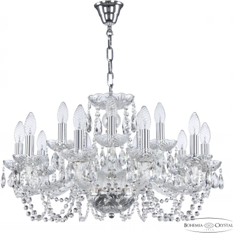 Подвесная люстра Bohemia 119 119/10+5/240 Ni