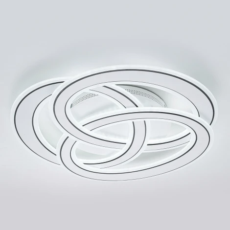 Потолочная люстра с таймером Escada Quant 10243/3 LED*140W White 10243/3LED (220V, пульт управления)