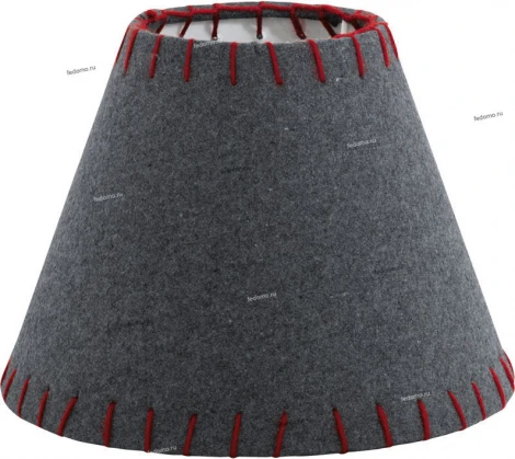 Абажур Eglo Vintage, серый с красным