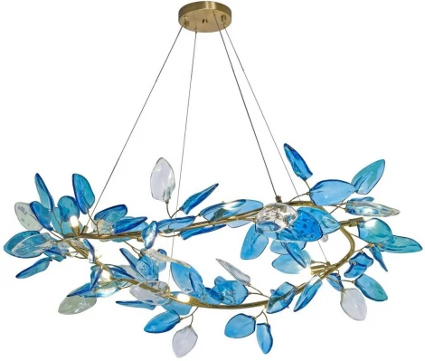 Подвесная люстра Alfa Light F3224-41 (220V, на тросе, листья)