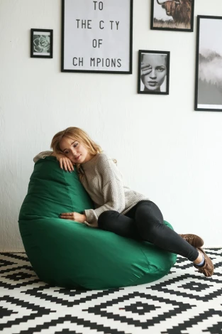 Кресло мешок Dreambag Груша Фьюжн Зеленое (2XL, Классический) 5002031