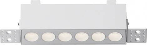 Встраиваемый линейный светильник под гипсокартон светодиодный Maytoni Points DL065-12W3-6K-TRS-W (220V)