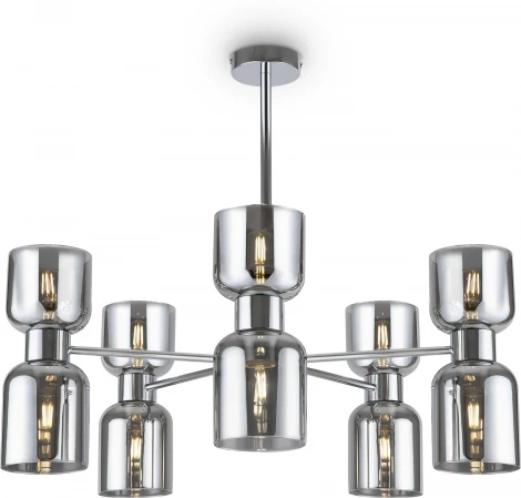 Потолочная люстра на штанге Freya Savia FR5203PL-10CH1