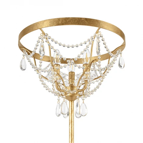 Настольная лампа со стеклянными подвесками в форме подсвечника Loft It Foil 10430T