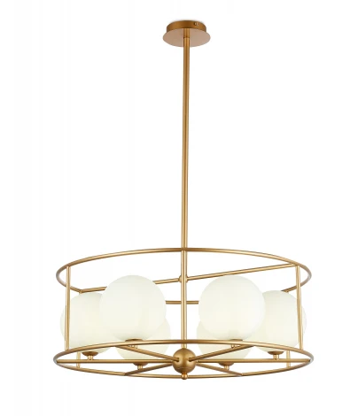 Потолочная люстра на штанге Simple Story 1145 1145-6PL (220V, шарики)