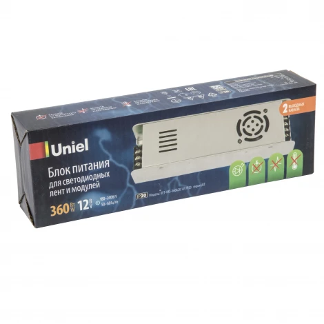 Блок питания UET-VAS-360A20 12V IP20 Uniel UET-VAS