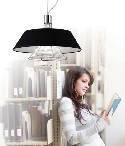 Подвесной светильник Lumina Deco Alvarress LDP 9175-3 BK