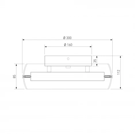 Потолочный светильник Eurosvet Noir 201051 LED черный