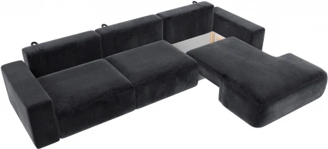 Диван угловой Лига-036 НПБ Классик Лонг правый угол Лига Диванов (Велюр) арт.127803