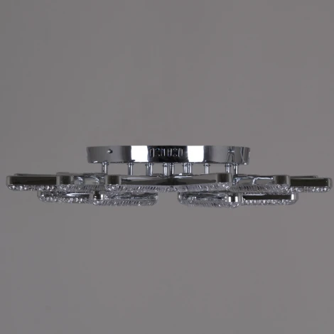 Потолочная люстра светодиодная на штанге с пультом с регулировкой цветовой температуры, яркости и ночным режимом Reluce 13190-0.3-6+6 CR