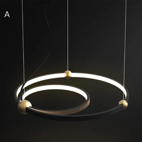 Подвесной кольцевой светильник Planetary D30+40 ImperiumLoft Planetary01 (101913-26) (LED, 220V, на тросе)