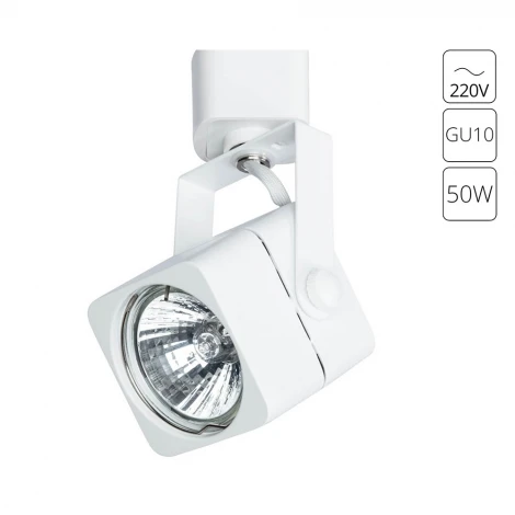 Трековый светильник Arte Lamp Lente A1314PL-1WH