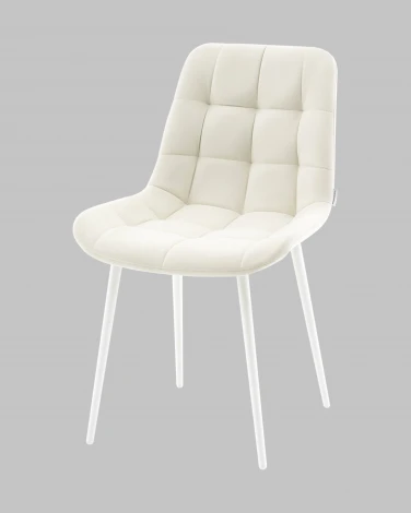 Стул Stool Group Флекс N светло-бежевый белые ножки арт.УТ000041306