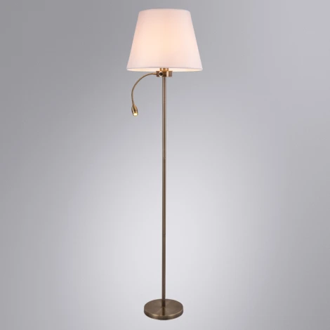 Торшер для чтения Arte Lamp Elba A2581PN-2AB (220V, выключатель)