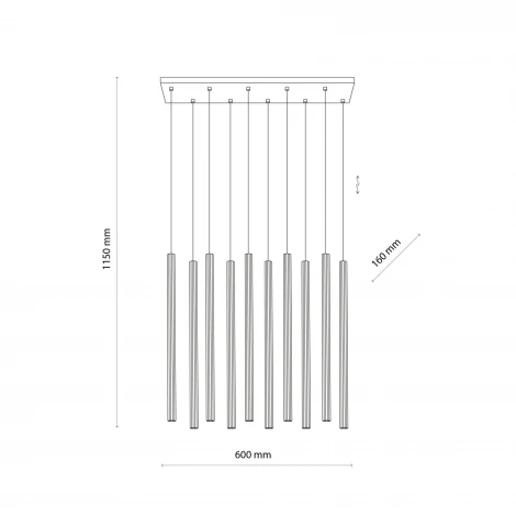 Подвесной светильник TK Lighting Ferro Sabia 11488