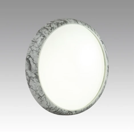 Настенно-потолочный светильник Sonex Mramo White 7638/DL COLOR SN пластик/бел. мрамор LED 48Вт 4000K D410 IP43 (220V, круглые)
