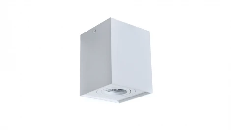 Накладной точечный светильник Lumina Deco Pulton  LDC 8055-B WT (220V, куб)
