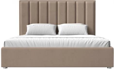 Кровать интерьерная Афродита 180 (Бежевый/Велюр) Лига Диванов арт.120576