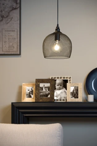 Подвесной светильник Lucide Mesh 43404/22/30 (220V, на проводе, бокалы)