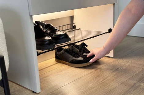 Полка сотовая L600 Mebelson (Черный) арт.173794,1876