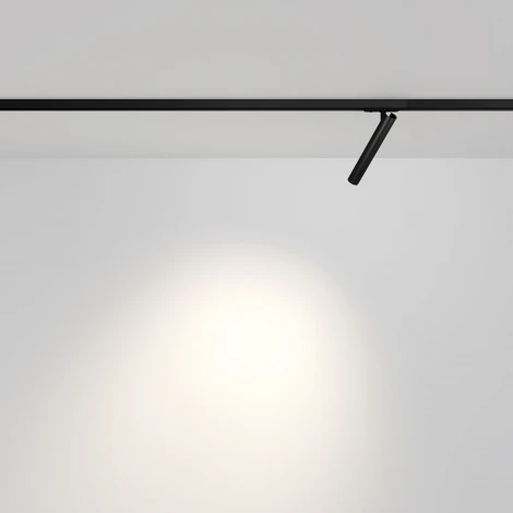 Трековый светильник однофазный Maytoni Focus T TR141-1-6W3K-M-B (LED, 220V, круглые)