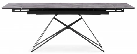 Кухонный стол Notta Блэкбери (Металл,Стекло/Черный) арт.612169