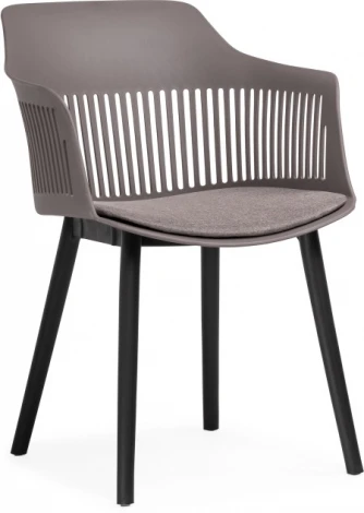 Пластиковый стул Woodville Crocs dark gray / black