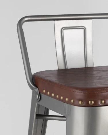 Стул барный Stool Group TOLIX SOFT серебристый УТ000001293