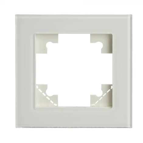 Рамка на 1 пост (белый) Stekker Катрин 50303