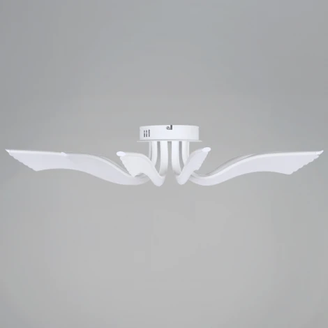 Потолочная люстра светодиодная с пультом и ночным режимом Reluce 35390-0.3-5+5 white (Умный дом) (220V)