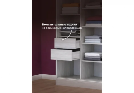 Шкаф-купе Москана-2 2 м Хандис Woodville 614770