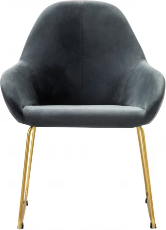 Кресло Kent Diag grey/Линк золото R-Home арт.410119144h_Diaggrey_золото_линк