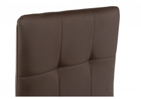 Обеденный стул на металлокаркасе Woodville Farini коричневый 1516