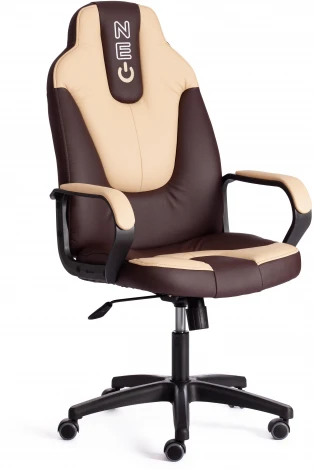 Кресло NEO 2 (22) кож/зам, коричневый/бежевый, 36-36/36-34 Tetchair 19568