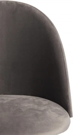 Стул MONRO (mod. 710) ткань/металл, 56х51х80 см, высота до сиденья 47 серый barkhat 26/черный Tetchair 14328