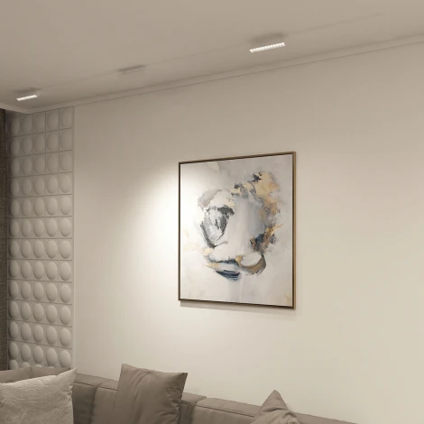 Трековый светильник Denkirs Smart DK8006-WH (LED, 220V, пульт управления, управление смартфоном, голосовое управление, умный дом - Алиса)