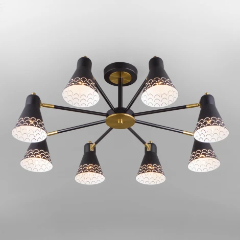 Потолочная люстра Eurosvet Trina 70100/8 черный