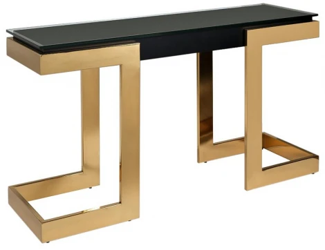 Консольный стол Garda Decor 58DB-CST18166 (Золото/Черный)
